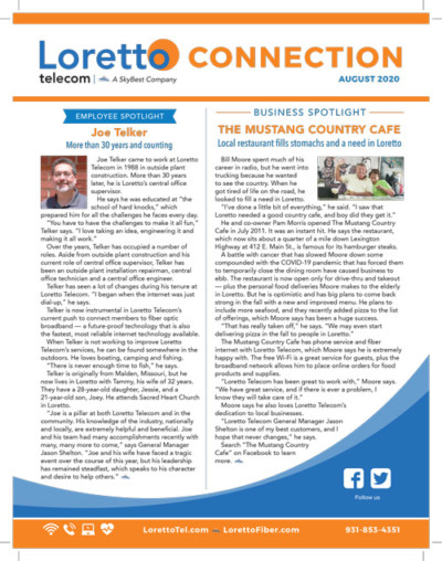 Loretto Connection - August 2020