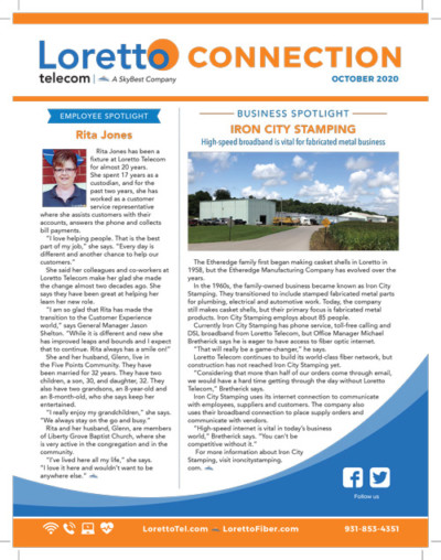 Loretto Connection - October 2020